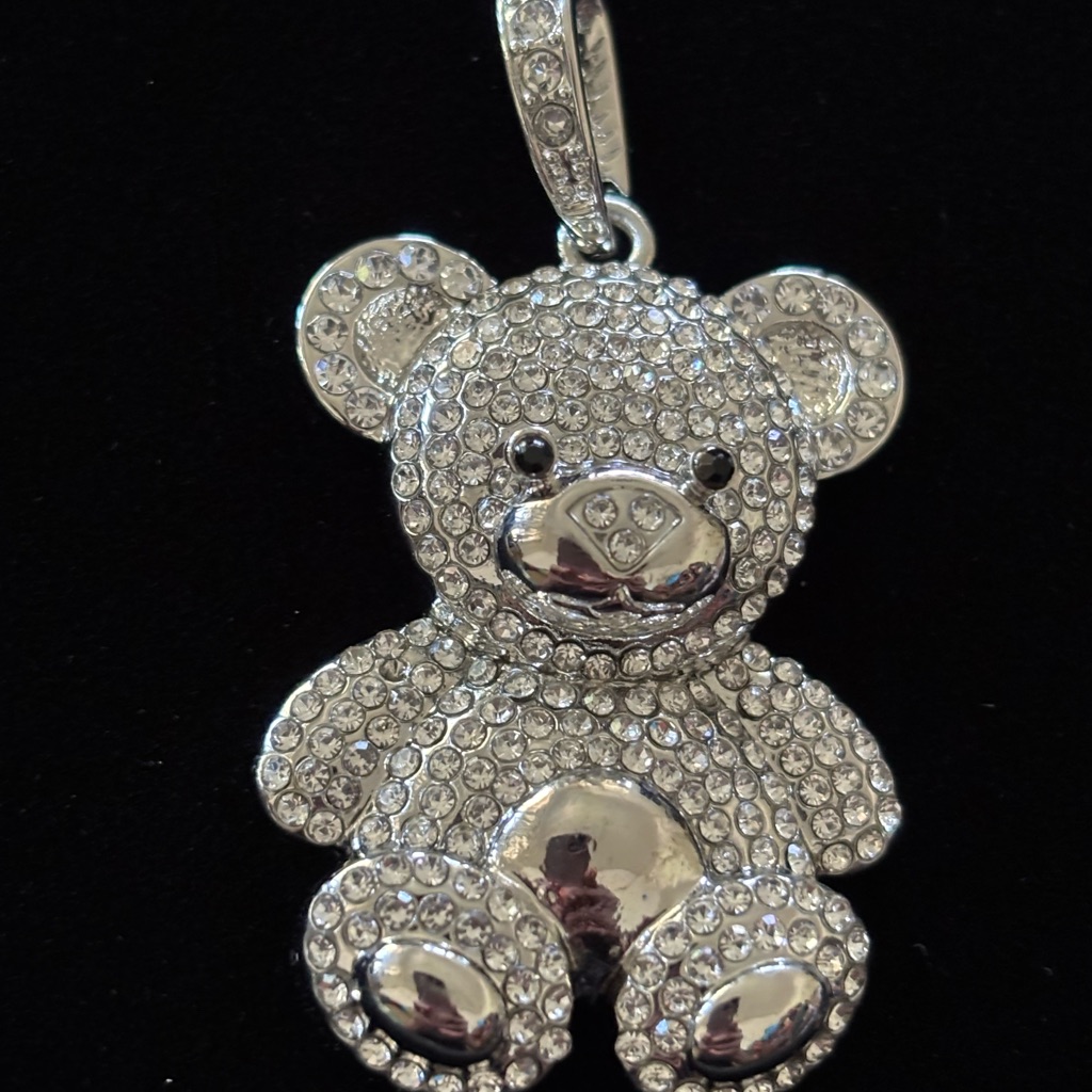Gold Plated Teddy Bear Pendant 15$